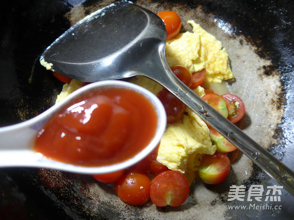 圣女果炒鸡蛋怎么煮