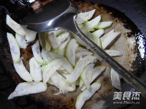 肚丝炒夜开花的做法图解