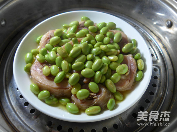 毛豆蒸腊鸡腿怎么煸