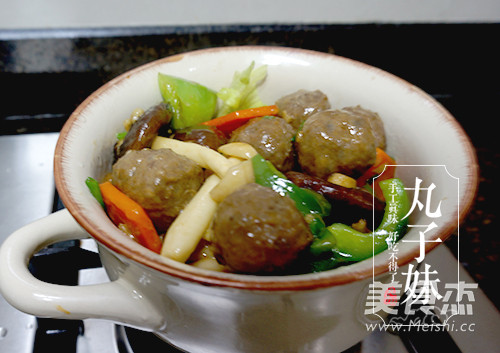 蚝油杂菌肉丸煲怎么吃