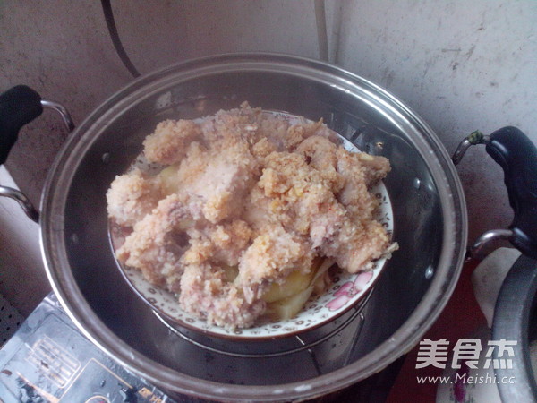 粉蒸鸡肉怎样煸