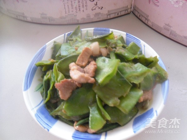 肉片炒扁豆片怎样煸