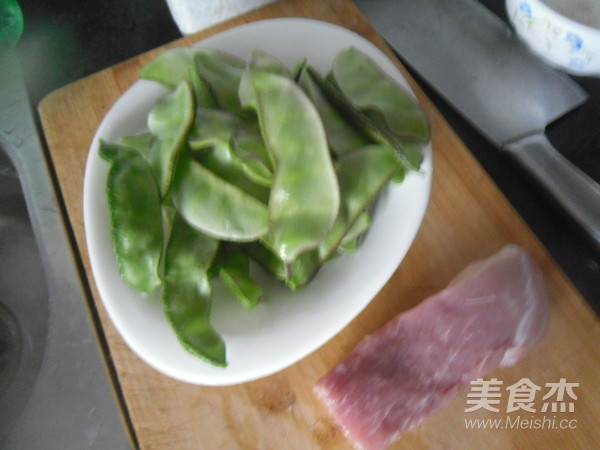 里脊肉炒扁豆丝的做法大全