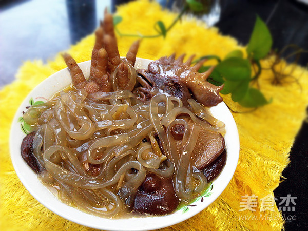 鸡肉炖蘑菇宽粉条怎样炒