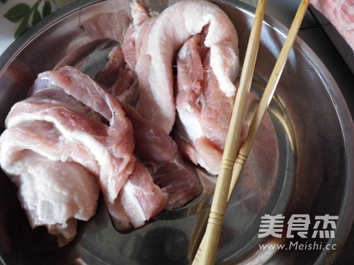 龙须菜炒肉片的做法图解