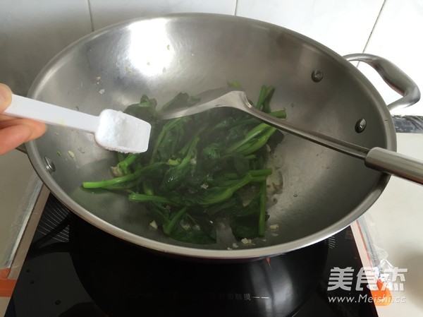 蒜香菜心怎么吃