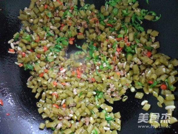 酸豆角肉泥怎么做