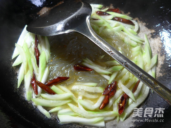 夜开花炒粉条怎么煮