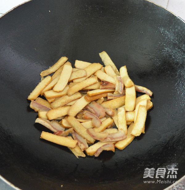 肥猪肉炒茶香干怎么吃