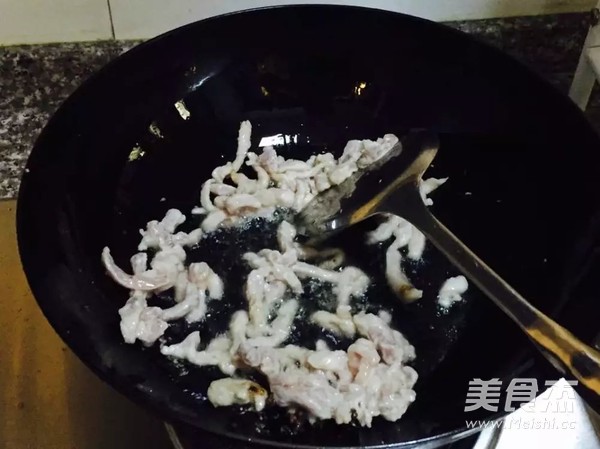 肉丝烧冻豆腐的简单做法