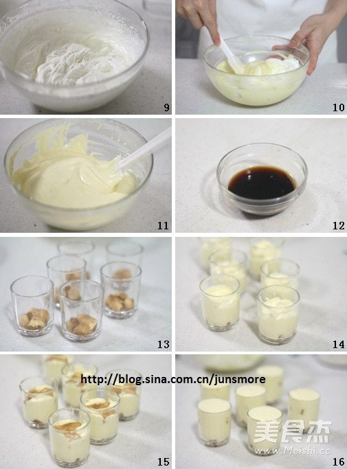 杯装提拉米苏的做法图解