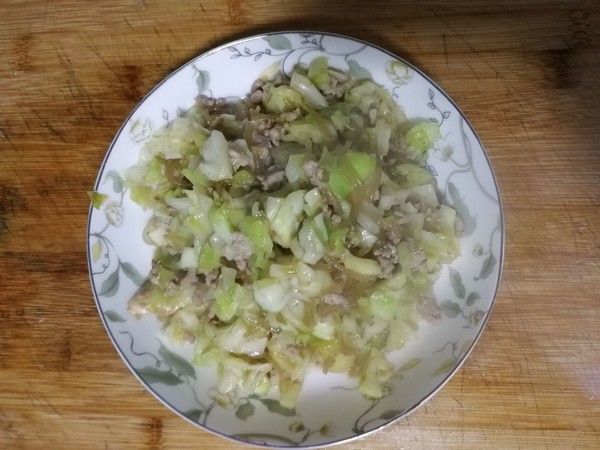 肉末粉丝炒包菜的制作大全