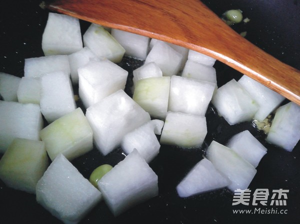 毛豆子炒冬瓜怎么吃