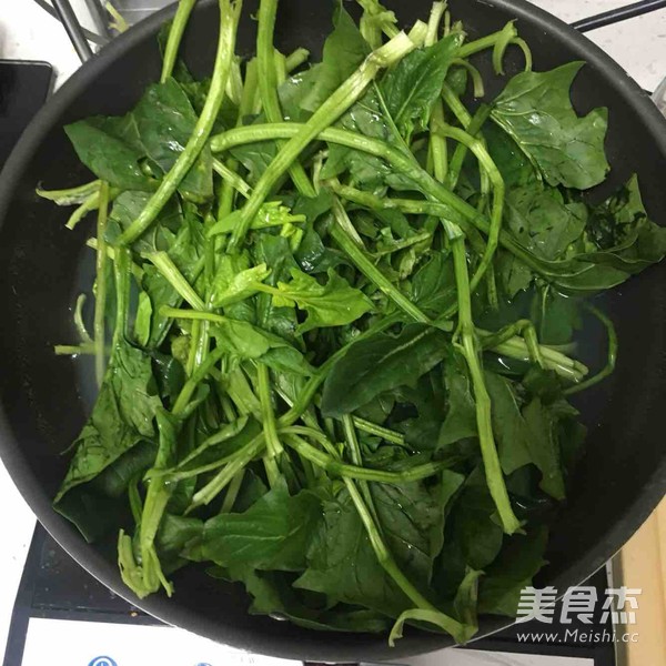 蒜香菠菜拌粉丝的做法图解