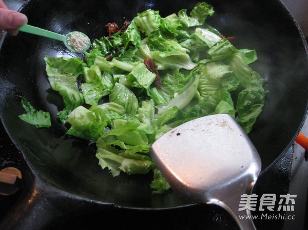 豆豉鲮鱼生菜怎么做