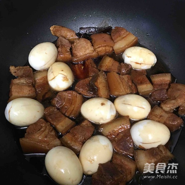 红烧肉卤蛋怎么炒