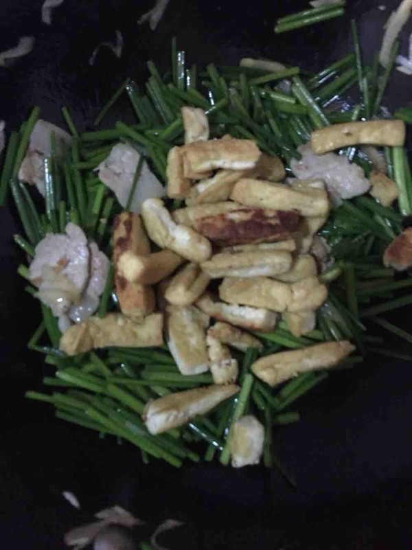 韭菜苔烧豆腐怎么煮