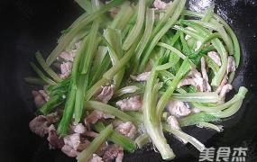 油麦菜烧肉做法大全