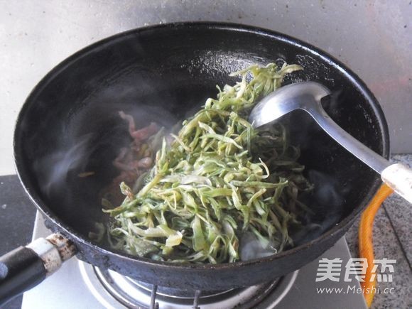 肉烧干扁豆丝怎么炒