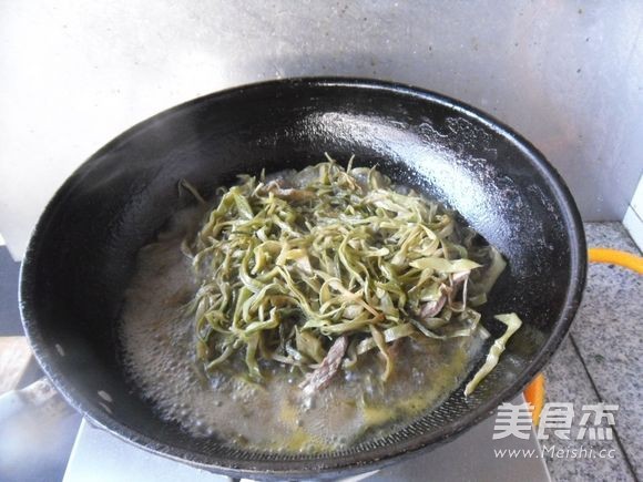 肉烧干扁豆丝怎么炖