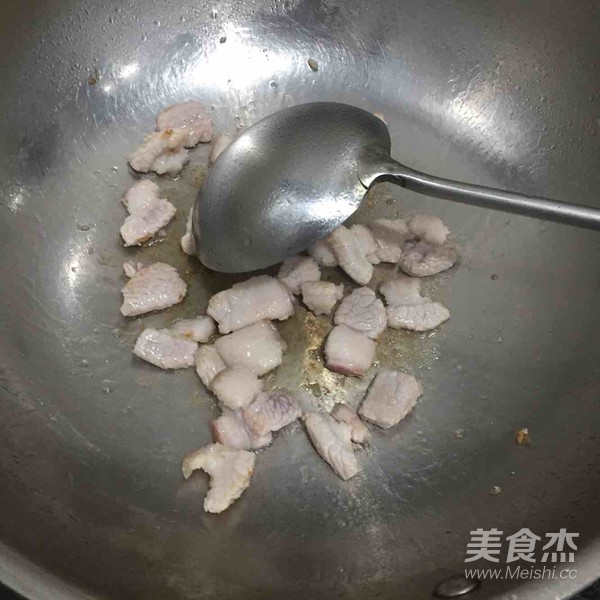 菜心片烧肉盖饭的简单做法