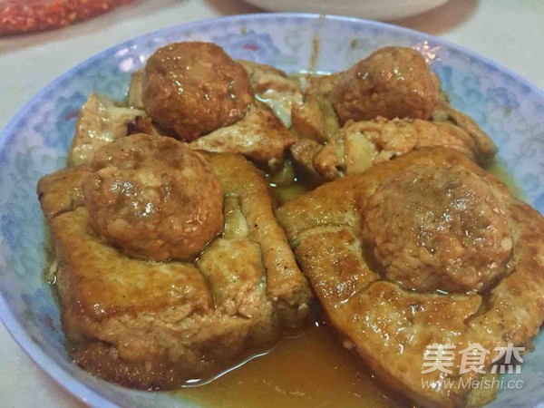 烧豆腐肉丸的做法图解