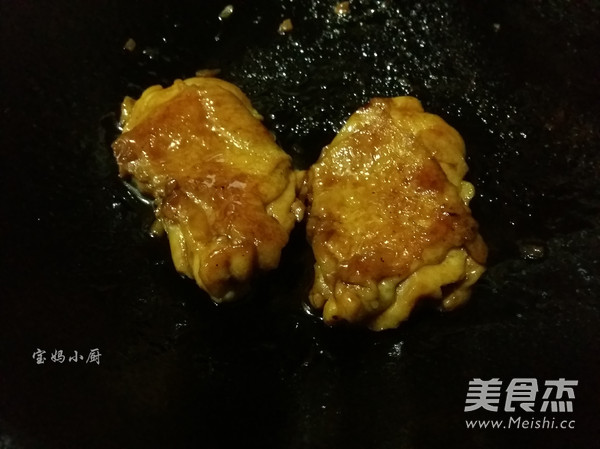 养生照烧鸡腿墨米饭的制作方法