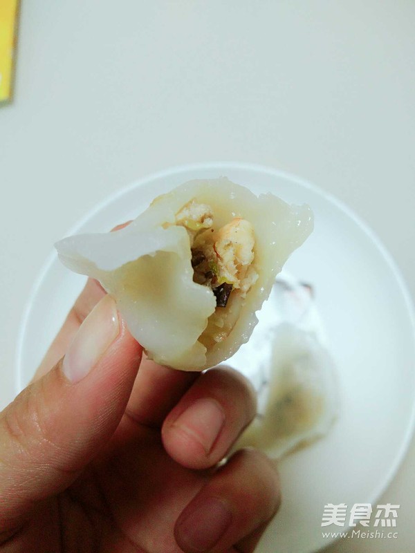 简易版水晶虾饺怎样煸