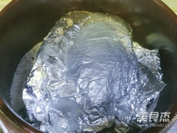 烤盐焗鸡怎么炒