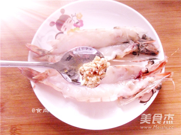 蒜蓉XO酱蒸大虾怎么煮