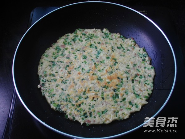 燕麦韭菜鸡蛋饼怎么炒