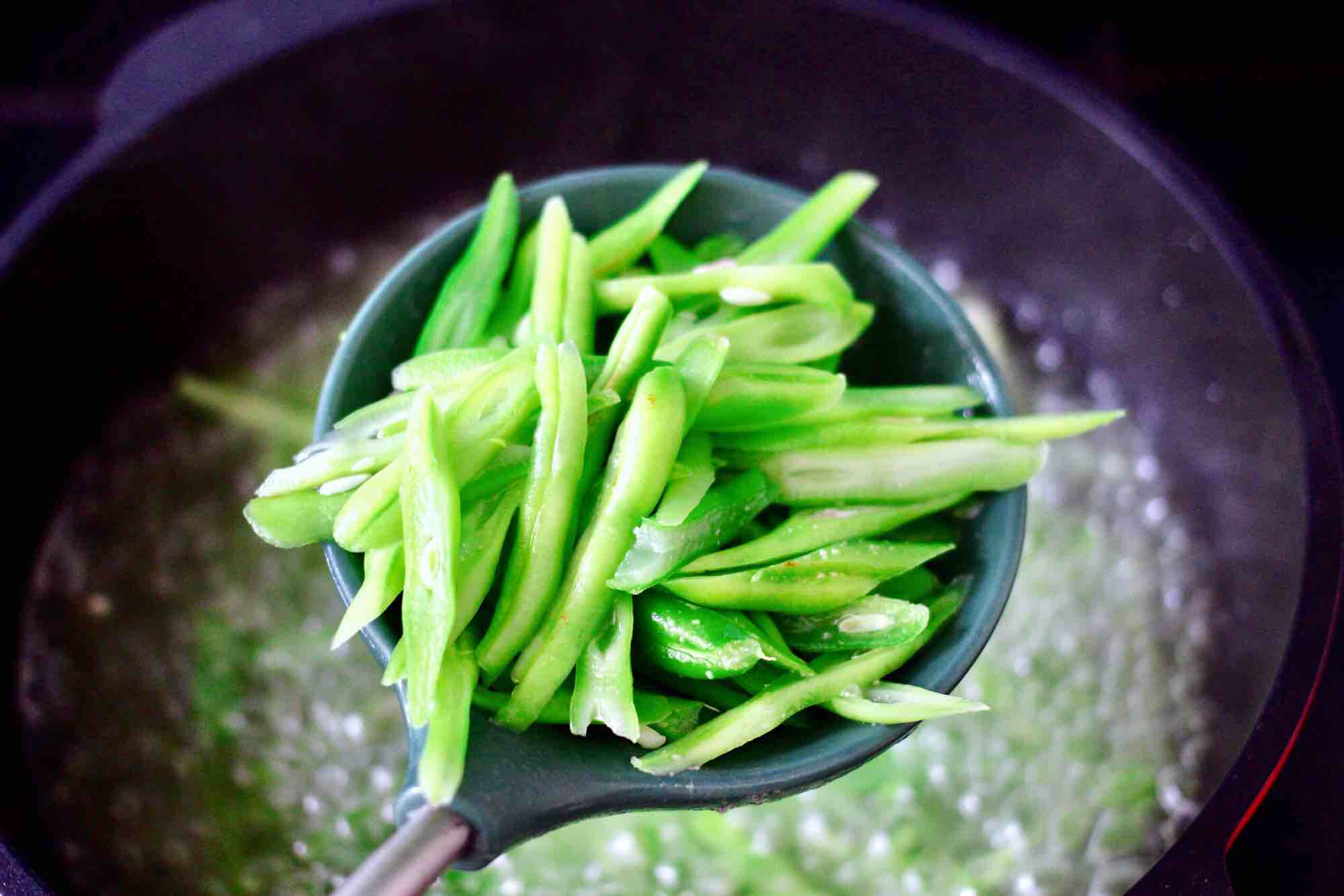 四季豆炒扇贝肉怎么煮