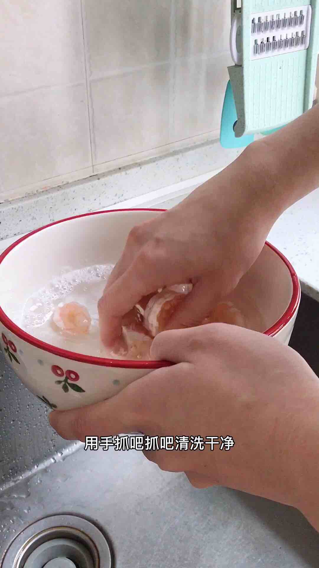 宝宝营养餐——油淋虾仁豆腐鸡蛋羹的做法图解