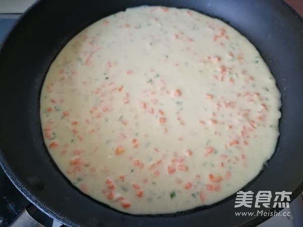 酱香胡萝卜鸡蛋饼怎么吃