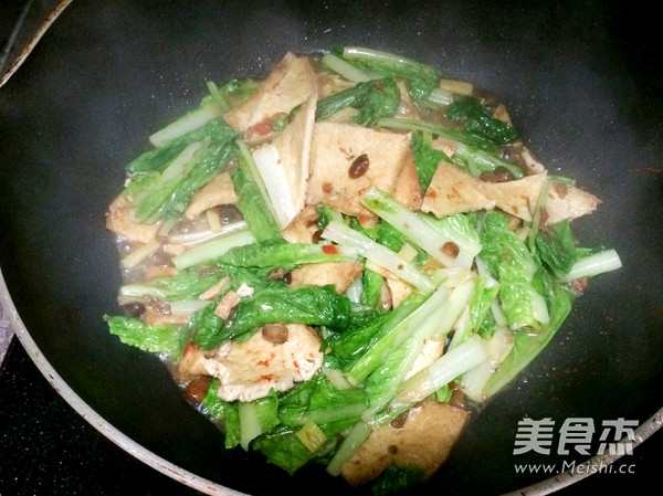 青菜豆腐【酱烧豆腐】怎么煸