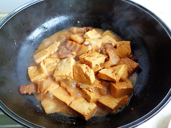 腊肉黑白菜炖豆腐怎么煮