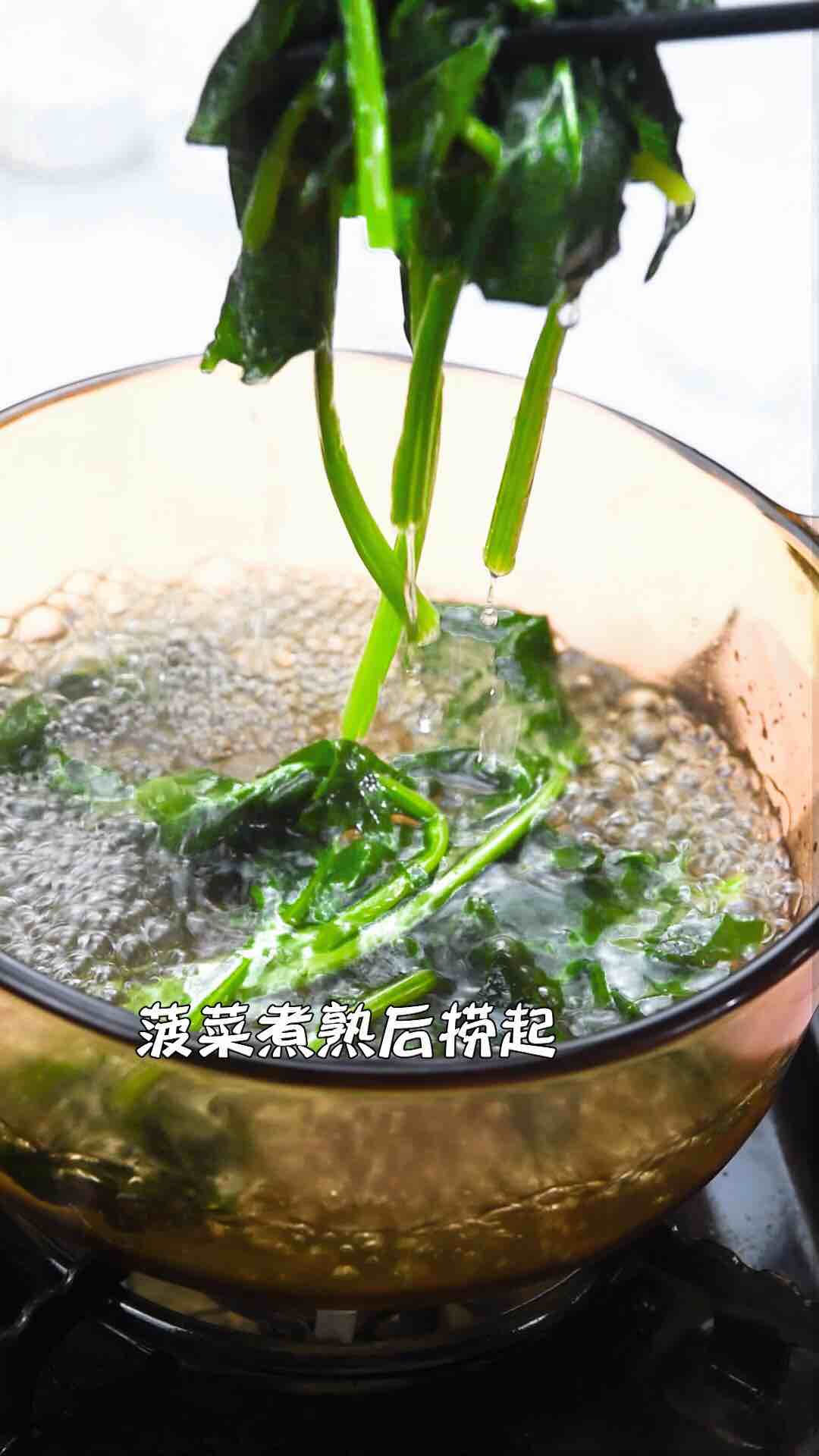 胡萝卜菠菜蛋饼的家常做法