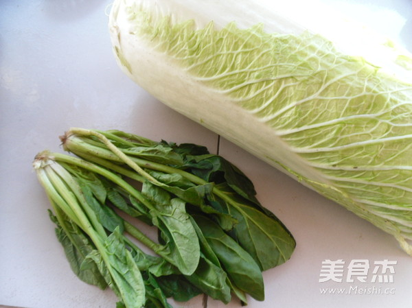 菠菜梗炒白菜条的做法大全