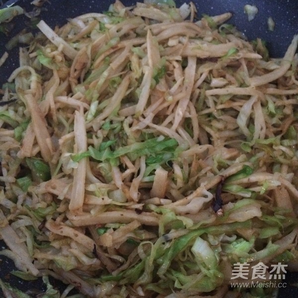 家常素炒饼怎么炖