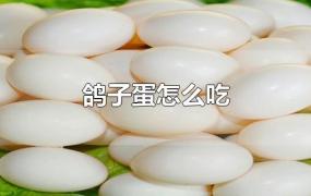 鸽子蛋怎么吃