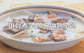 排骨煮了20分钟熟了吗