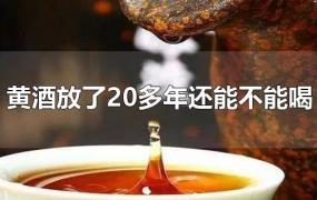 黄酒放了20多年还能不能喝