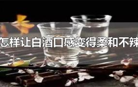 怎样让白酒口感变得柔和不辣