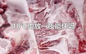 18℃肉放一夜能坏吗