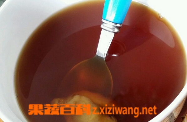 果蔬百科红糖姜茶