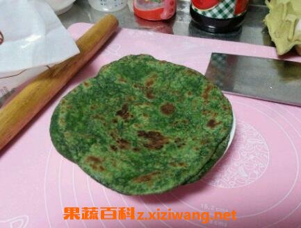 安丘菠菜饼的制作方法