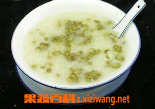 果蔬百科绿豆麦片粥的做法