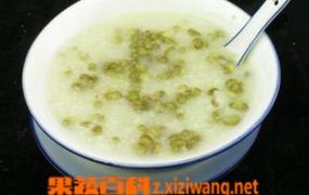 绿豆麦片粥的材料和做法步骤