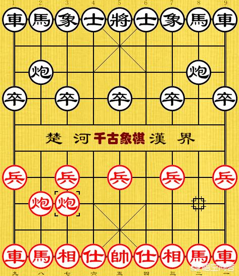 象棋炮怎么走,象棋中开局炮的具体走法有哪些？