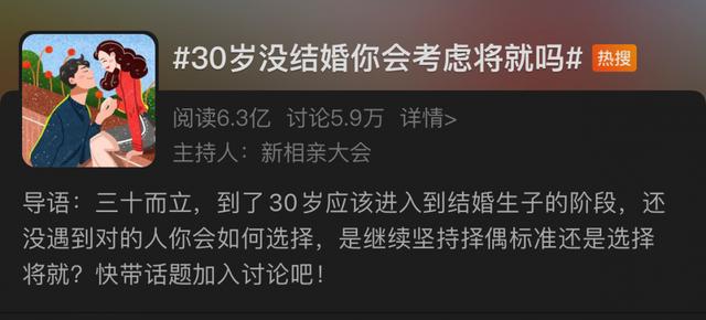 30岁没结婚你会考虑将就吗,30岁还没结婚你会考虑将就吗？数据告诉你，网友们都如何做出抉择